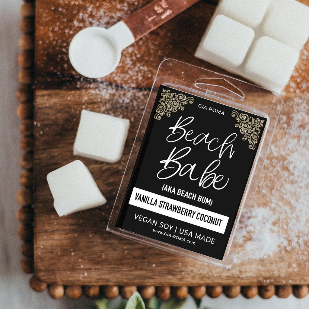 Vanilla Strawberry Coconut Soy Wax Melts with Premium Fragrance Oils USA Made-1