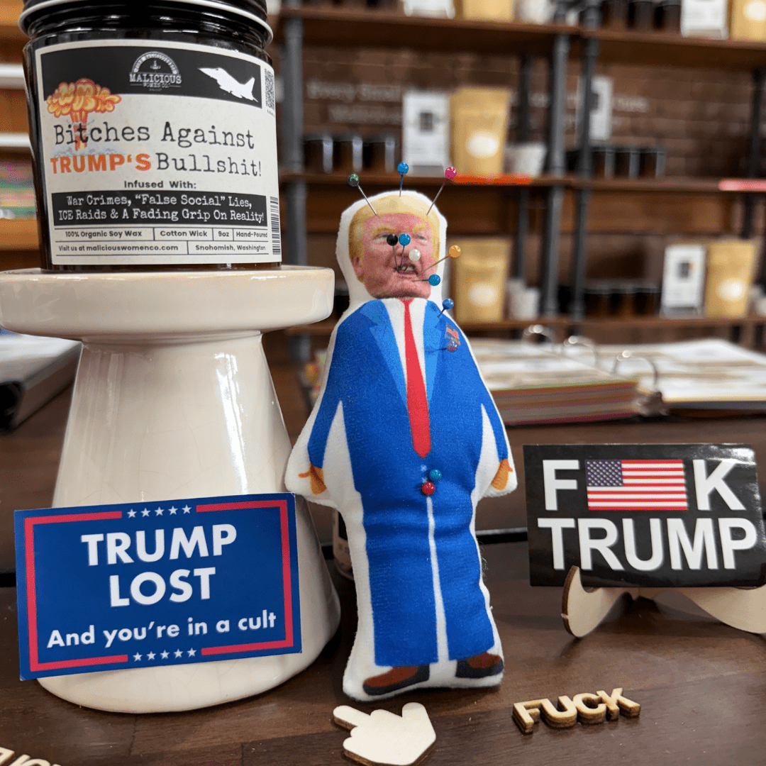 B*tches Against Trump's Bullshit 9oz Political Candle Malicious Women Co