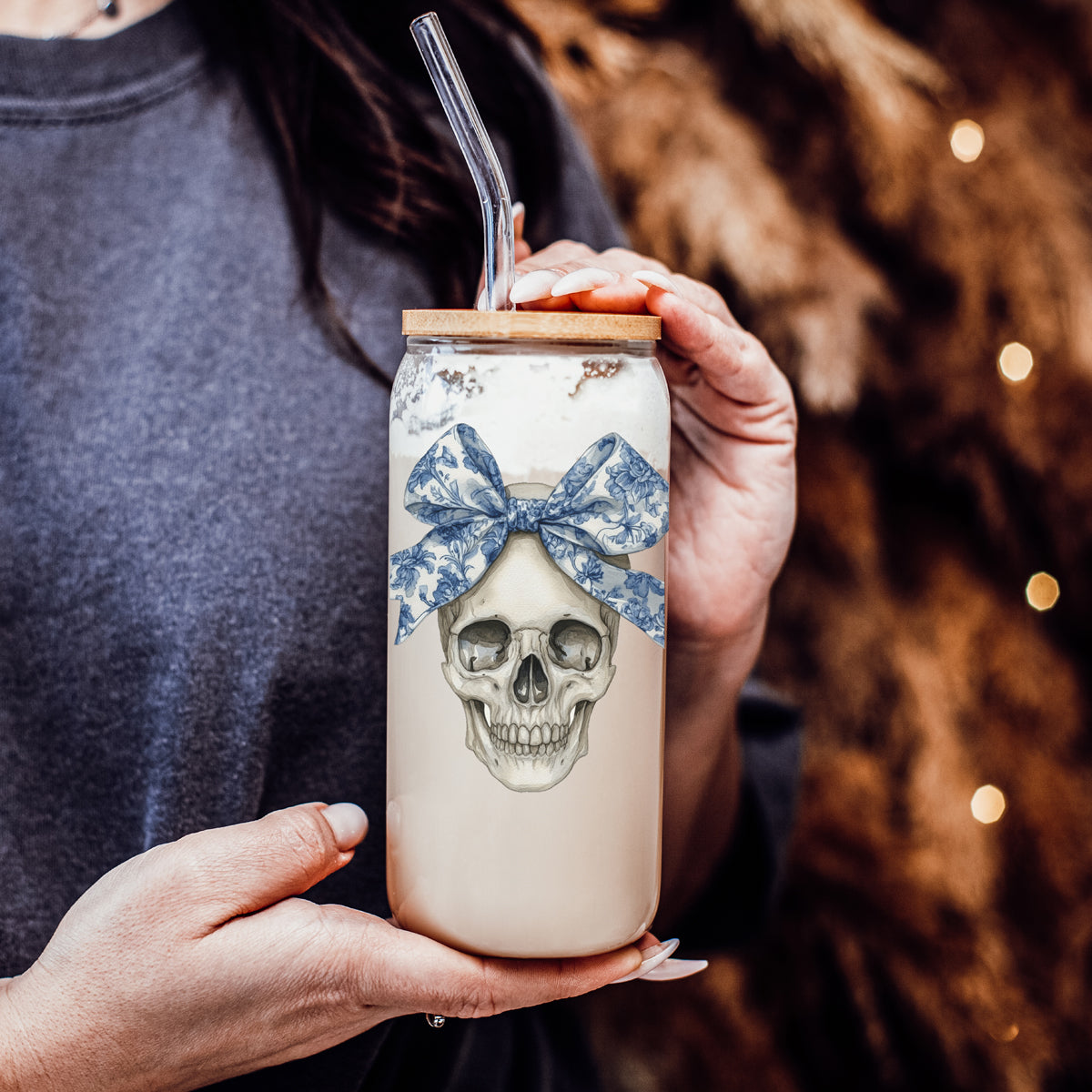 Bow Skull 20oz-3