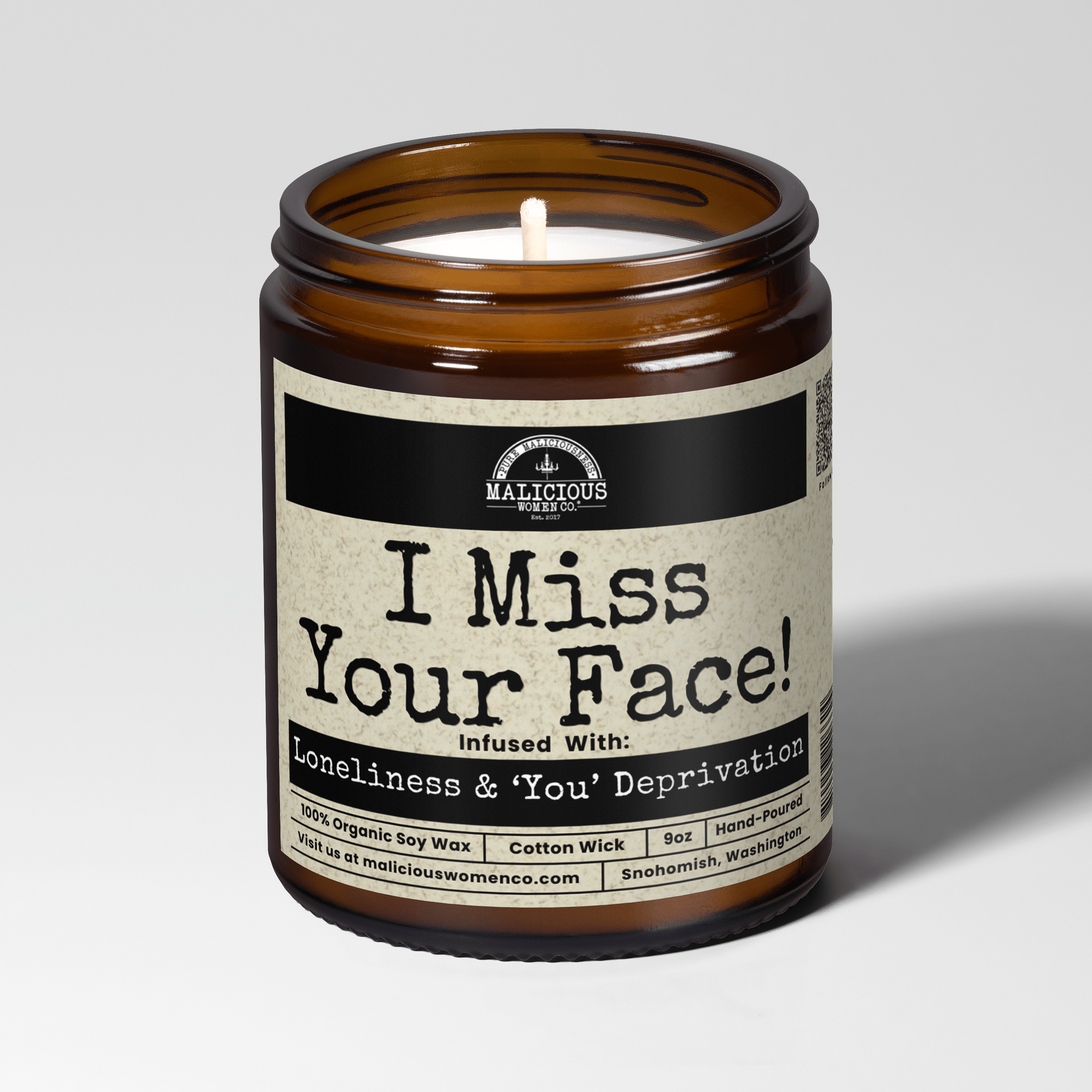 I Miss Your Face! 9oz Bestie Candle Malicious Women Co